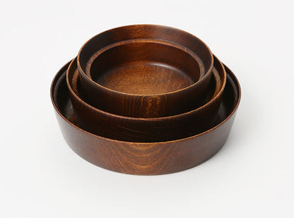 秋田県から 川連漆器拭き漆の こぼしにくい器